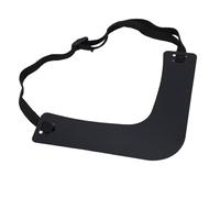 Generic Beard Shaping Template Kit Durable Lineup Stencil with Adjustable Band for Men,3 Pcs Beard Trimming Guide Tool for Precise Grooming,for All Head Sizes,PP Material (Black)