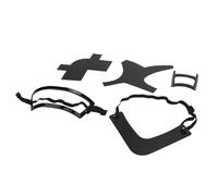 Generic Beard Shaping Tool Accurate Beard Styling Kit for Men's Grooming Hairstyle ABS 5 Piece Set (Black)