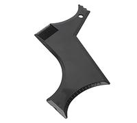 Generic Beard Shaping Tool Precision Hairline Trimming for Men's Beard Styling Black Plastics Hairline Template for Home Use