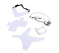Generic Beard Straightener For Men, Beard Lineup Tool Shaper with Multifunctional 5 Piece For Hairline Neckline (White)