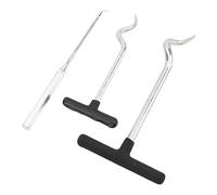 Generic Bearing Seal Puller, Seal Puller Tool Hydraulic Installation Tool Kit Steel Soft Handle Oil Remover 3PCS O Rings Grease for Car SUV Truck