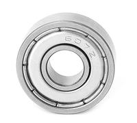 Generic Bearings, Bearings 10pcs Universal Double Shielded High Speed Deep Groove Metal Steel Small Ball Set ((607-zz))