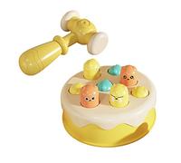 Generic Beat a Taupe Game Toy, Coordination of Interactive Coordination of Colored Colorful Interactive Eyes for 0 for Toddler From 0 to 1 Years Old (Yellow)