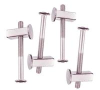 Generic Bed Bolts HEAVY DUTY M8/8mm Replacement Fixing Kits Square end Block Nuts (2 Square Nuts + 2 Bolts)