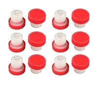Generic Beer Bottle Stoppers with Wear-Resistant and Anti-Rust Features Abs and Silicone 12pcs Round Random Color Suitable for Glass Beer Bottles and Soft Drinks Sealing at Parties