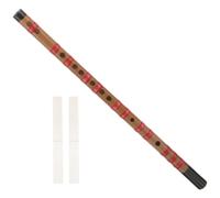 Generic Beginner Bamboo Flute in D Key Made of Bamboo with Flute Film Easy to Learn and Portable for Music Lovers and Beginners Simple Design with Exquisite Appearance