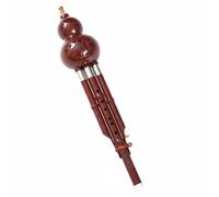 Generic Beginner Bamboo Flute Traditional Wind Instrument Musical Instrument Gourd Flute Smooth Transition Accurate Pitch Suitable for Student Adult Practice Cultural Activities, Red Steel C Key