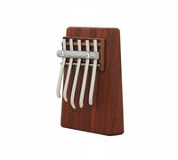 Generic Beginner Thumb Piano Five Note Portable Music Box Acacia Wooden Shell Keys Compact Finger Instrument Easy to Carry Suitable for Learning Practicing Travel Home