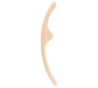 Generic Beige Wood Massage Stick Smooth and Mellow Finish, Comprehensive Acupoint, Retro Traditional Shape, and Body Massage Tool for Relaxation and Sculpting