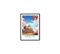 Generic Berlin Travel Poster, Berlin Travel Poster, Germany Print, Travel Decor, Popular Print, Birthday Gift, 6x4/7x5/8x10/A3/A4 (A3 Unframed (29.7 x 42cm))
