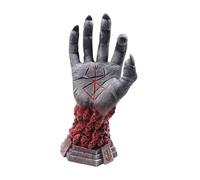 Generic Berserk Statue Hand Rune Sculpture Right Hand of God Devil Grey Resin Gothic Horror Statue