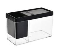 Generic Betta Aquarium | Transparent Fish Tank | Ideal for Betta Fish, Sea Monkeys, Shrimp, and Snails | ABS Material | 6.73x3.15x4.13 Inches