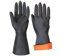 Generic Bettina Medium Heavy Duty Black Latex Gloves, (Price Per Pack Of 1 Pair)