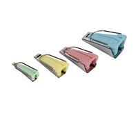 Generic Bias Tape Maker, Bias Tape for Sewing Maker Set Quilting Tools Kit 4Pcs 6mm 12mm 18mm 25mm Stainless Steel Plastic Kit for Fabric Sewing