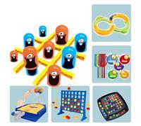 Generic Big Eat Small Game Interactive Entertainment Line Up Chess Table Game for Home Office, Plastic Material (5777-26)