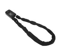 Generic Bike Anti Theft Vibration Alarm Lock Stainless Steel Remote Control Password Smart Lock for Motorcycle (Black)