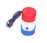 Generic Bilge Pump Electric Small Submersible Pump Shock-Resistant for Drain Providing Power 12V/24V 350/500/750GPH for Boats, with ABS Housing and Stainless Steel Shaft (DC24V 1100GPH)