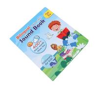 Generic Bilingual Sound Book Spanish English Early Learning Toy Interactive Design for Children Aged 3 and Up Size 29x25x2cm