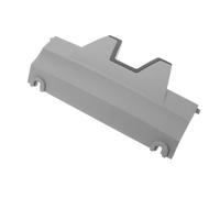 Generic Bill Exit Baffle for Bill Counter, Replacement Currency Outlet Guard Made of Wear-Resistant Plastic in Silver, Efficient Cash Handling Accessory for Bank Machinery and Office Use