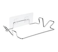Generic Bin Bag Holder, Stainless Steel Hanging Trash Bag Holder Garbage Bag Hanging Rack Wall Mounted Adhesive Garbage Bag Hanging Rack Door Back Garbage Bag Rubbish Bag Hanger