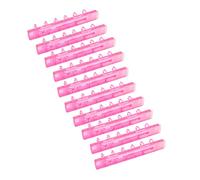Generic Binding Combs Scratch Resistant Weather Resistant ABS 10 Pack Plastic Card Binding Combs for Classroom (Pink)
