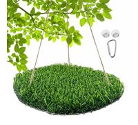 Generic Bird Swing Mat, Large Bird Swing Toy, Natural Climbing Perch, Bird Toy With Hooks, Cockatoo Swing Toy, Parakeet Climbing Toy, Lovebird Swing Accessory, Multi-Purpose Bird Toy,