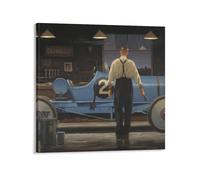 Generic Birth of A Dream by Jack Vettriano Wall Art Canvas Art Print 16x16inch(40x40cm) Framed Multi-Orientation Fine Art Print for Living Room, Bedroom, Dining Room, Home Office, Bathroom, Kitchen