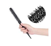 Generic Black Aluminum Tube Roller Hair Comb Durable Hair Styling Tool for Professional Salon and Home Use (15#)