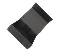Generic Black Foldable Box with Magnetic Closure, Portable Industrial Cardboard Present Box for Bridesmaid Proposals and Packaging Presents, Elegant Design with Secure Lid