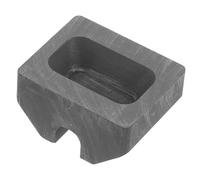 Generic Black Graphite Ingot Mold Corrosion and Impact Resistance for Science Education and Test Analysis, Sturdy Melting Casting Mold for Silver Jewelry Metalwork