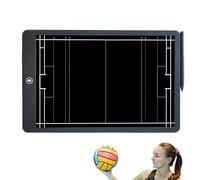 Generic Black LCD Writing Pad - Handball Tactics Board, Strategy Planning, Note-taking, Brainstorming, Training, Meetings - approx. 354 x 238 x 8.5 mm / 13.94 x 9.37 x 0.33 inches, Black