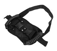 Generic Black Motorcycle Safety Belt Adjustable Secure Strap for Passenger Protection Made of Oxford Cloth 295g