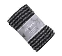 Generic Black Nylon Body Scrubber Towel for Exfoliating and Activating Blood Circulation, Gentle on Skin Legs, for Shower Bathing and Skin Wake