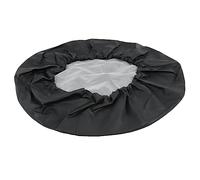 Generic Black PVC Leather 15in Tire Protective Cover Sunproof for All Weather Conditions