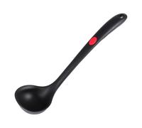 Generic Black Silicone Cooking Spoon with Heat Resistant and Ergonomic Handle, Non Stick Kitchen Utensil for Cooking Soup and Stirring in Home Or Restaurant