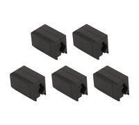 Generic Black Silicone Heater Block Cover for X1 Carbon P1P 3D Printer 5Pcs Extruder Hotend Anti Stick Durable Design