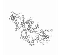 Generic Black Stainless Steel Fishing Snap Durable Fly Hook Change Snap 50pcs for Hanging Lures, Hooks, Fishing Tools, 3 Sizes S M L for Enthusiasts (M)