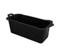 Generic Blackstone Grease Cup Liners, Reusable Leakage Proof Grease Catcher Liner with Silicone Cup Blackstone Catcher Drip Pan for BBQ Camping (Black)