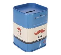 Generic Blade Disposal Container Portable Practical Large Capacity Compact Structure for Home Office Iron 3.0" X 4.1" X 1.2" Sharps Disposal (Blue Beard)