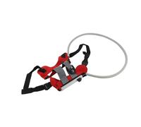 Generic Blind Dog Adjustable Reflective Bumper Collar for Safety with Leash Attachment for Nighttime Walks for Polyester Material (M)