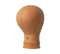 Generic Block Head Mannequin Head Model Stand with Pre-Drawn Guide Lines for Quick Mounting. Made of Easy-Care Material for Hair Salons, M