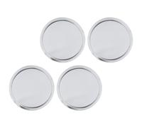 Generic Blocking the Wheel Center, Easy Installation 4pccs Rim Vehicle Hood to Scratch the Maintenance Proof (Electroplated)