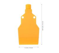 Generic Blowing Wind Nozzle ABS Yellow Air Removal Nozzle with 2 Mounting Holes for Compressed Air Machines Accessory Suitable for Water Drying