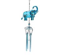 Generic Blue Elephant Wind Outdoor Wind Garden Balcony Yard Decor Party Decor Gifts for Mom Girlfriend Women