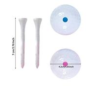 Generic Blue Pink Exploding Golf Ball Set Vibrant Gender Reveal Golf Balls for Boy or Girl Baby Reveals with Tees