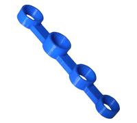 Generic Blue Plastic Finger Exerciser for Musical Instrument Practice, Beginner Guitar and Ukulele Hand Trainer to Finger Function and Strength with High Toughness