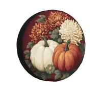 Generic Blue Pumpkins Spare Tire Cover, Weatherproof UV Resistant Universal Wheel Protector for SUV RV Truck Trailer Camper, Glitter Star Wheel Tire Cover 17 Inch