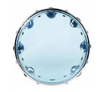Generic Blue Tambourine Double Row Hand Drum Percussion Instrument With Stainless Steel And Tunable Drumhead For Bright Resonant Tone suitable for artists, Blue