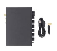 Generic Bluetooth 5.0 5 Band EQ Preamp Equalizer with Vintage VU Meter for Home Stereo Amplifiers, Aluminium Alloy Sound System Professional Equalizer