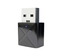 Generic Bluetooth 5.0 Adapter, USB Bluetooth Dongle for PC, Plug & Play, Headphones, Wireless Audio Transmitter/Receiver for Computer Desktop, 3.5mm AUX